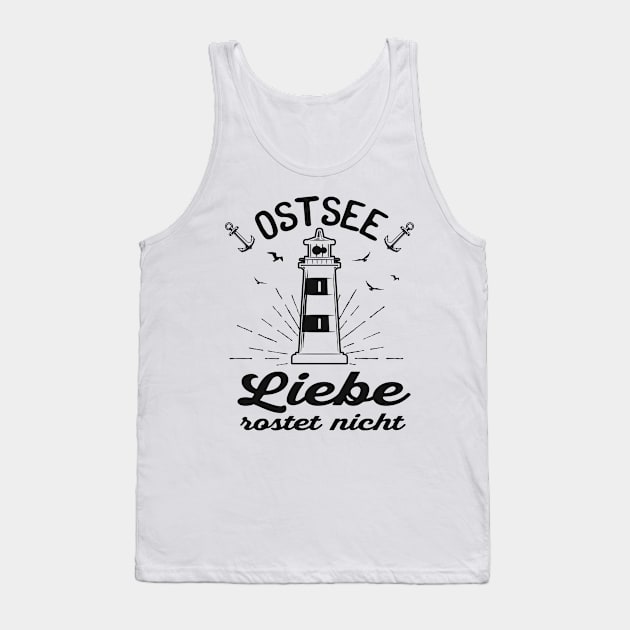 Ostsee Spruch Liebe Meer Tank Top by Foxxy Merch